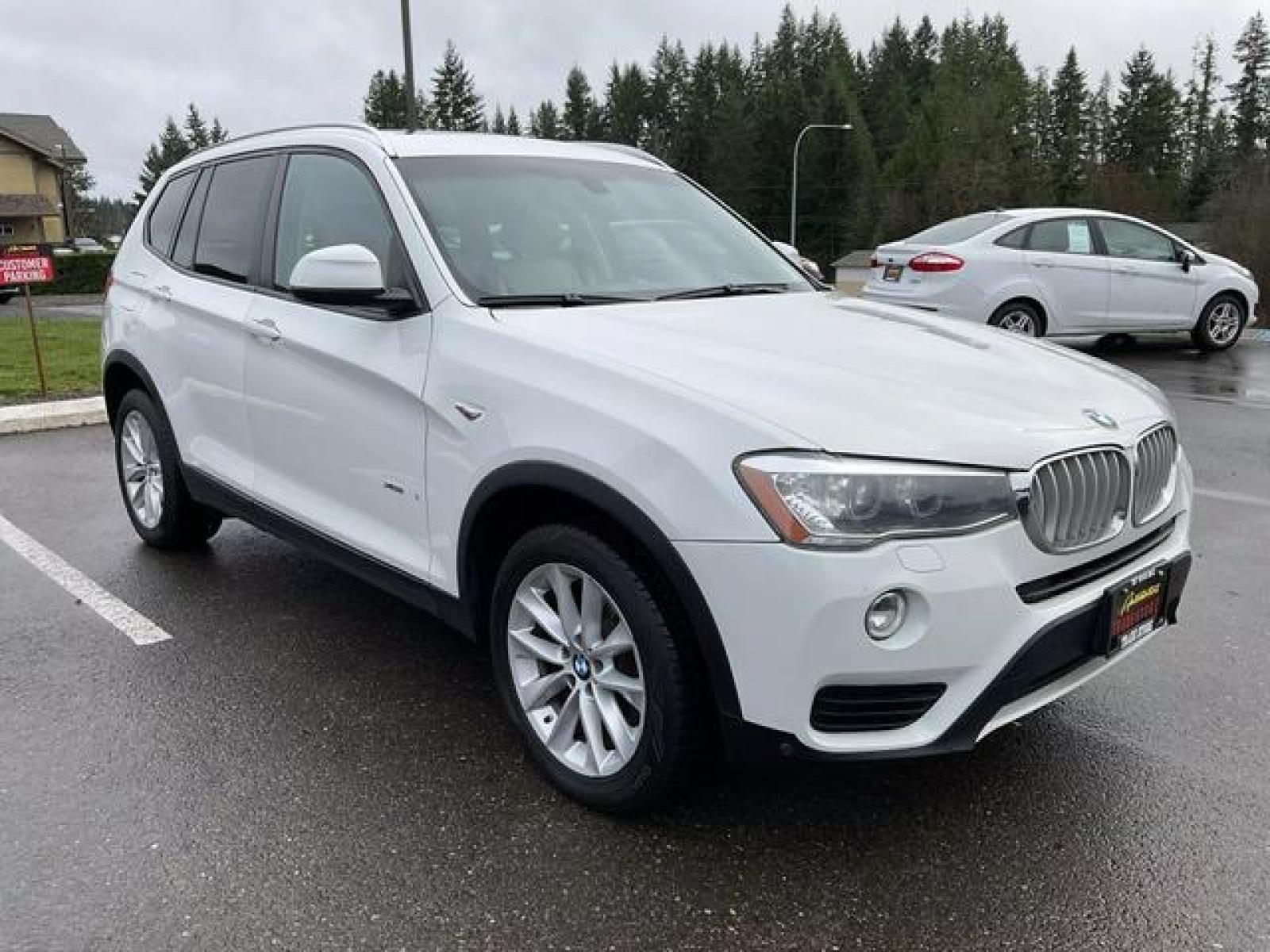 2016 White /Beige BMW X3 xDrive28i Sport Utility 4D (5UXWX9C58G0) , Auto, 8-Spd Stptrnc Spt transmission, located at 1283 SE Sedgwick Road, Port Orchard, WA, 98366, (360) 876-9300, 47.505535, -122.635643 - **Dealer Statement: The Trade Store offers the nicest previously owned inventory you'll find of cars, vans, trucks and more. We offer many banks, credit unions and special financing options to fit your needs regardless of your credit, as well as sourcing of specific vehicles for qualified custom - Photo #6