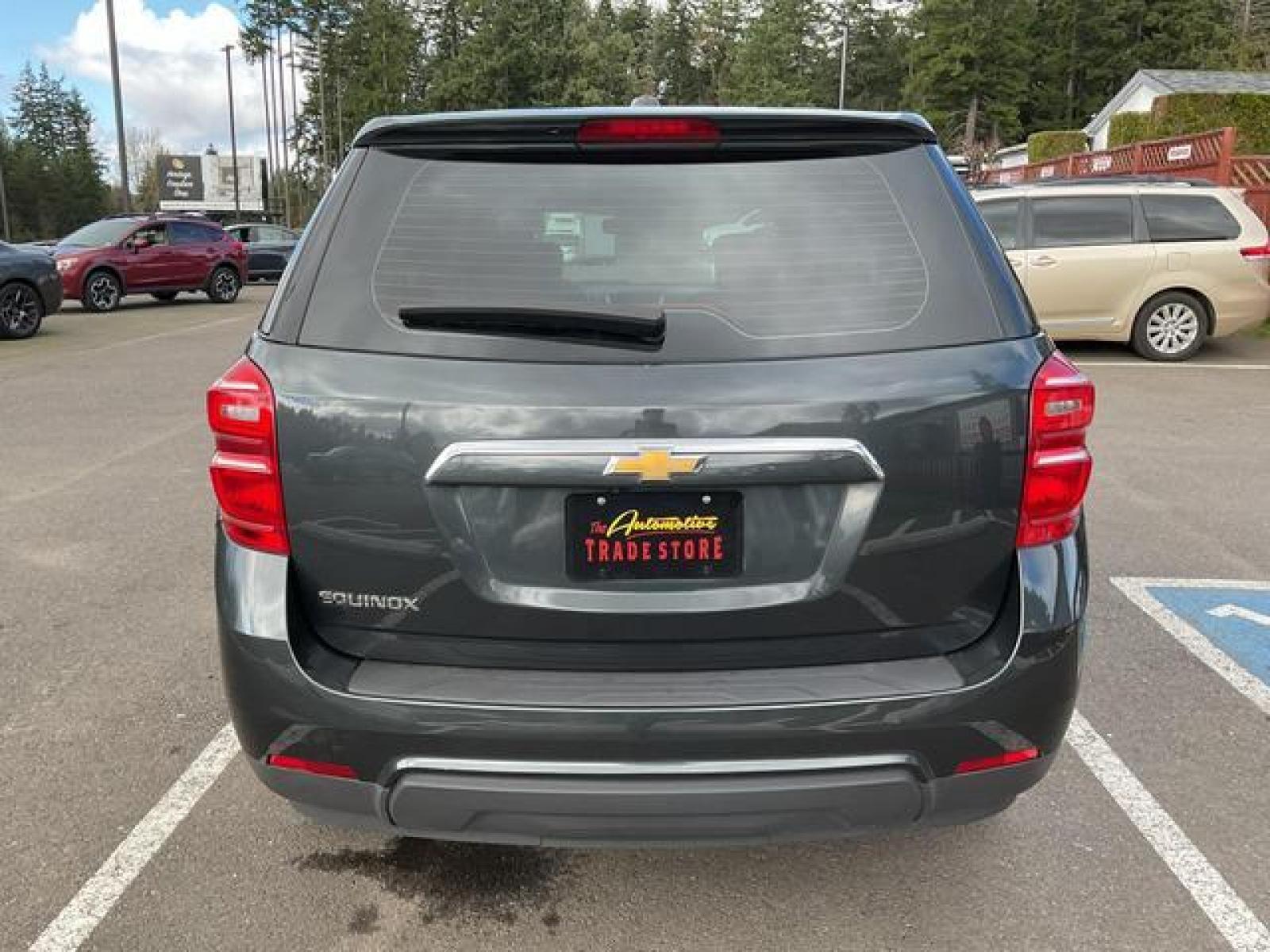 2017 Gray /Black Chevrolet Equinox LS Sport Utility 4D (2GNALBEK5H1) , Auto, 6-Spd w/OD transmission, located at 1283 SE Sedgwick Road, Port Orchard, WA, 98366, (360) 876-9300, 47.505535, -122.635643 - **Dealer Statement: The Trade Store offers the nicest previously owned inventory you'll find of cars, vans, trucks and more. We offer many banks, credit unions and special financing options to fit your needs regardless of your credit, as well as sourcing of specific vehicles for qualified custom - Photo #3