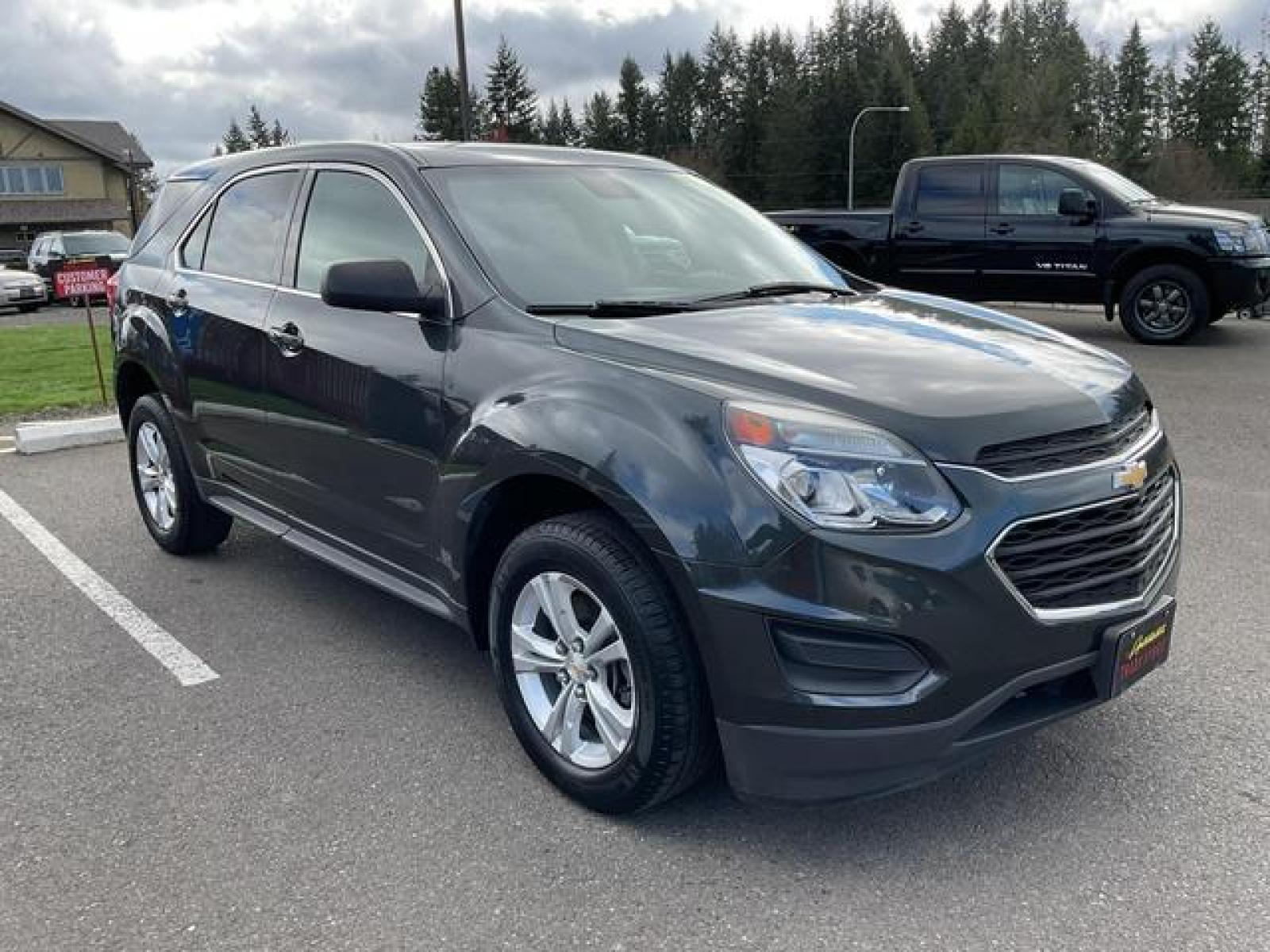 2017 Gray /Black Chevrolet Equinox LS Sport Utility 4D (2GNALBEK5H1) , Auto, 6-Spd w/OD transmission, located at 1283 SE Sedgwick Road, Port Orchard, WA, 98366, (360) 876-9300, 47.505535, -122.635643 - **Dealer Statement: The Trade Store offers the nicest previously owned inventory you'll find of cars, vans, trucks and more. We offer many banks, credit unions and special financing options to fit your needs regardless of your credit, as well as sourcing of specific vehicles for qualified custom - Photo #6